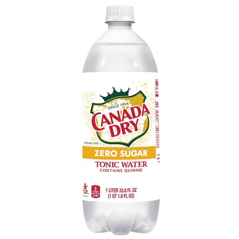 slide 2 of 6, Diet Canada Dry Tonic Water - 1 L Bottle, 1 liter