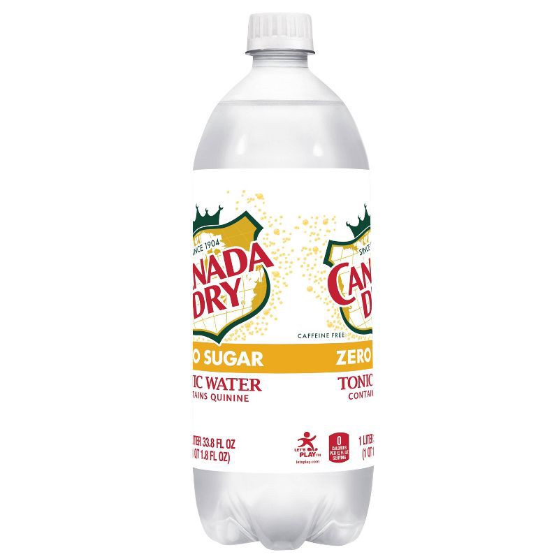 slide 3 of 6, Diet Canada Dry Tonic Water - 1 L Bottle, 1 liter