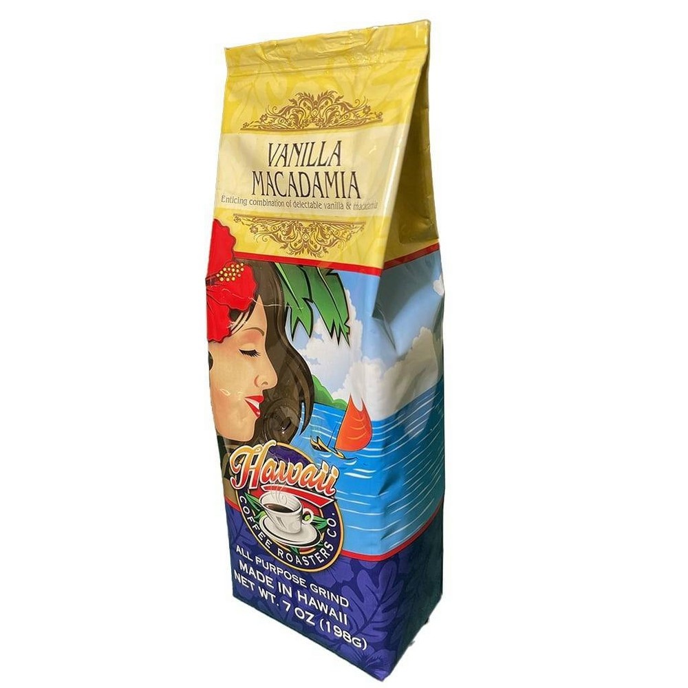 slide 2 of 3, Hawaiian Isles Vanilla Macadamia Medium Roast Ground Coffee - 7oz, 7 oz