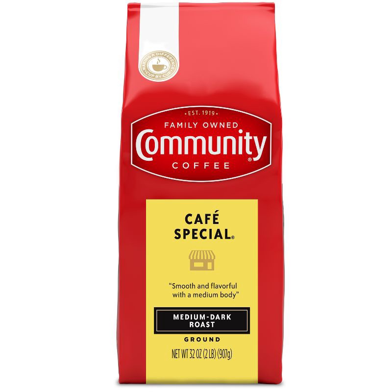 slide 1 of 5, Community Coffee Café Special Medium Roast Ground Coffee - 32oz, 32 oz