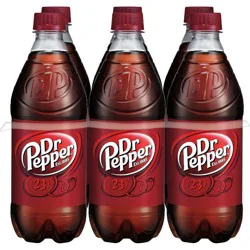 Dr Pepper Soda - 6pk/16 fl oz Bottles