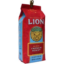 LION Coffee Lion French Roast Medium Roast Whole Bean Coffee - 10oz