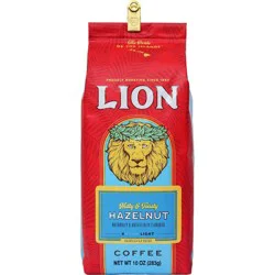 Lion Coffee Hawaiian Hazelnut Medium Roast Ground Coffee - 10oz