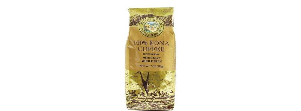 slide 2 of 3, Royal Kona 100% Kona Medium Roast Whole Bean Coffee - 7oz, 7 oz