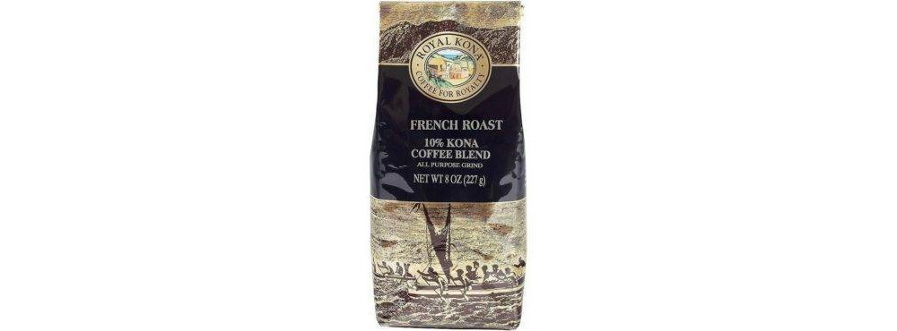 slide 2 of 3, Royal Kona French Roast Ground Dark Roast Coffee - 8oz, 8 oz