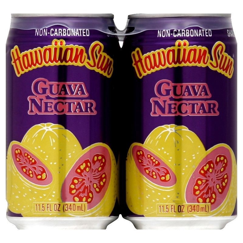 slide 4 of 4, Hawaiian Sun Guava Nectar - 6pk/11.5 fl oz Cans, 6 ct; 11.5 fl oz