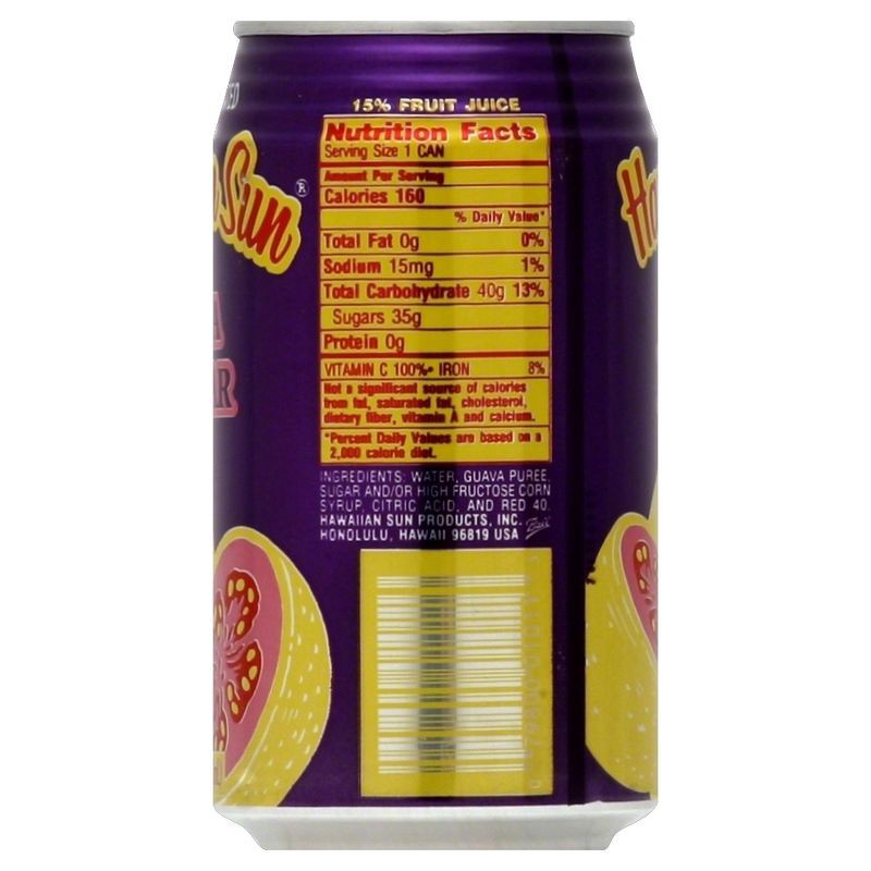 slide 3 of 4, Hawaiian Sun Guava Nectar - 6pk/11.5 fl oz Cans, 6 ct; 11.5 fl oz