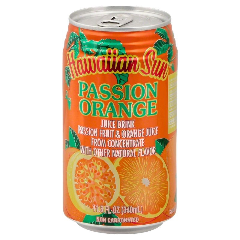 slide 1 of 1, Hawaiian Sun Orange - 6pk/11.5 fl oz Cans, 6 ct; 11.5 fl oz