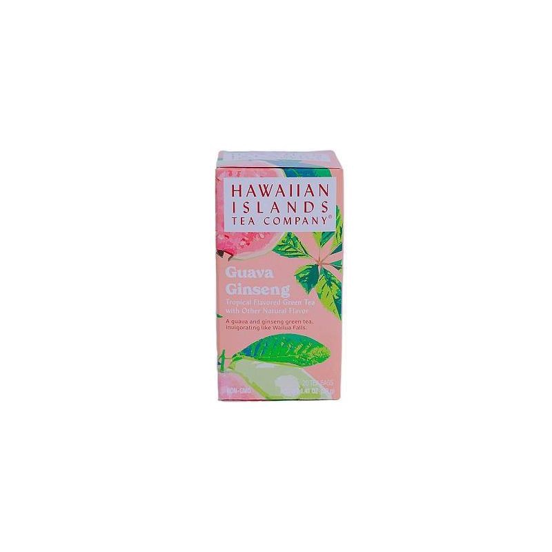 slide 1 of 4, Hawaiian Islands Tea Company Guava Ginseng Tea - 20ct, 20 ct