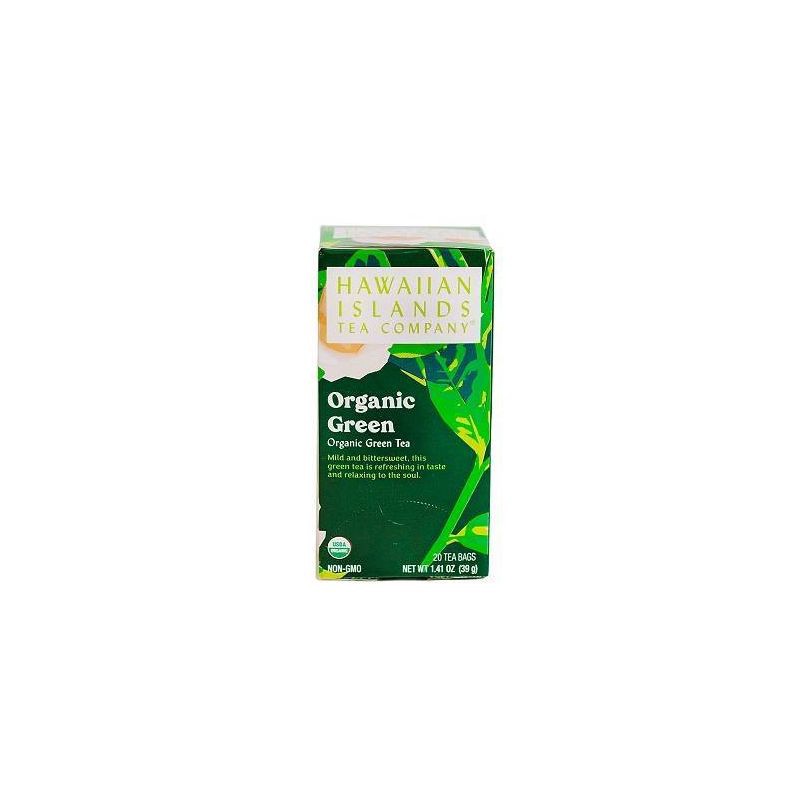 slide 1 of 4, Hawaiian Islands Tea Hawaiian Island Tea Company Organic Green Tea - 20ct, 20 ct