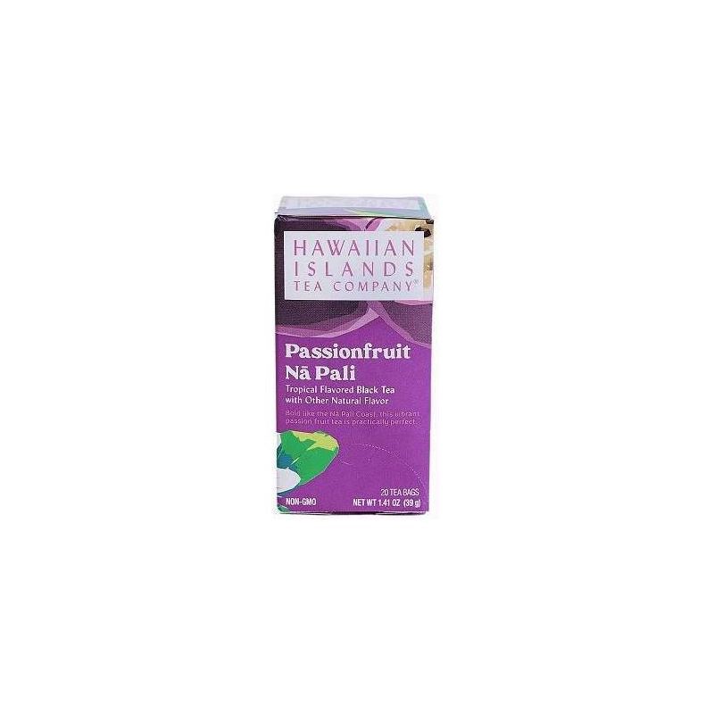 slide 1 of 4, Hawaiian Islands Tea Company Passion Fruit Na Pali Black Tea - 20ct, 20 ct