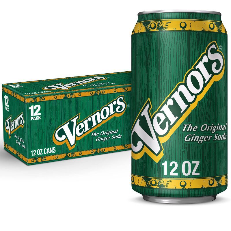 slide 1 of 7, Vernors Ginger Soda - 12pk/12 fl oz Cans, 12 ct; 12 fl oz