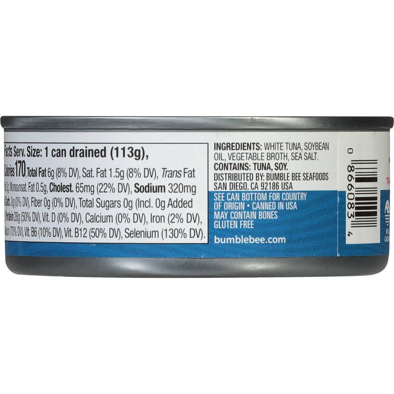 slide 2 of 10, Bumble Bee Solid White Albacore Tuna in Vegetable Oil - 5oz, 5 oz