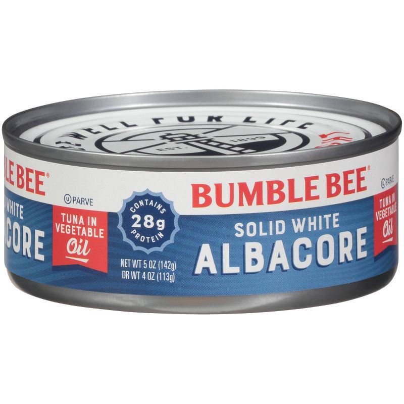 slide 3 of 6, Bumble Bee Solid White Albacore Tuna in Vegetable Oil - 5oz, 5 oz