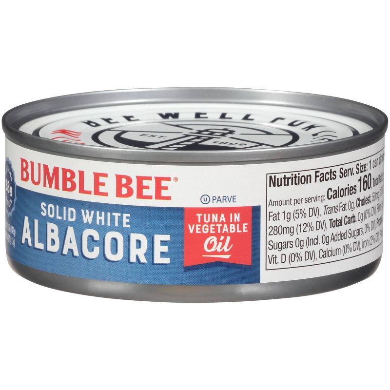 slide 4 of 6, Bumble Bee Solid White Albacore Tuna in Vegetable Oil - 5oz, 5 oz