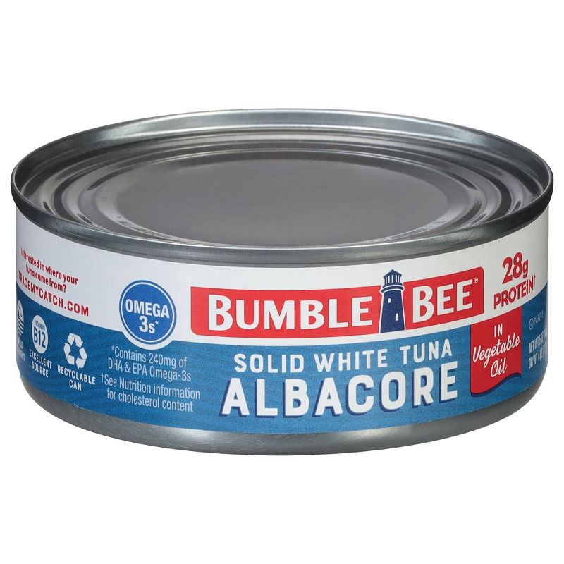 slide 6 of 10, Bumble Bee Solid White Albacore Tuna in Vegetable Oil - 5oz, 5 oz
