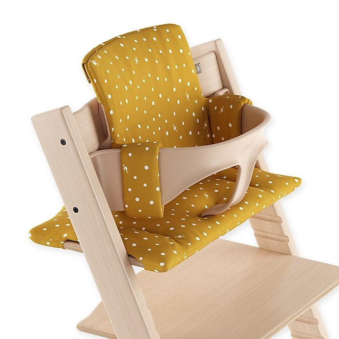 slide 1 of 2, Stokke Tripp Trapp Cushion - Ocker Bee Yellow, 1 ct