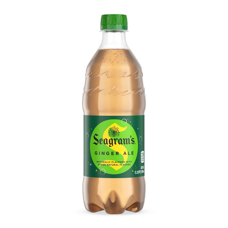 slide 2 of 9, Seagram's Ginger Ale - 20 fl oz Bottle, 20 fl oz