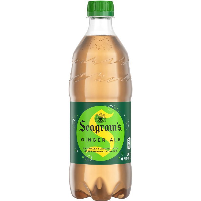 slide 3 of 9, Seagram's Ginger Ale - 20 fl oz Bottle, 20 fl oz