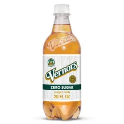 Vernors Zero Sugar Ginger Soda - 20 fl oz Bottle