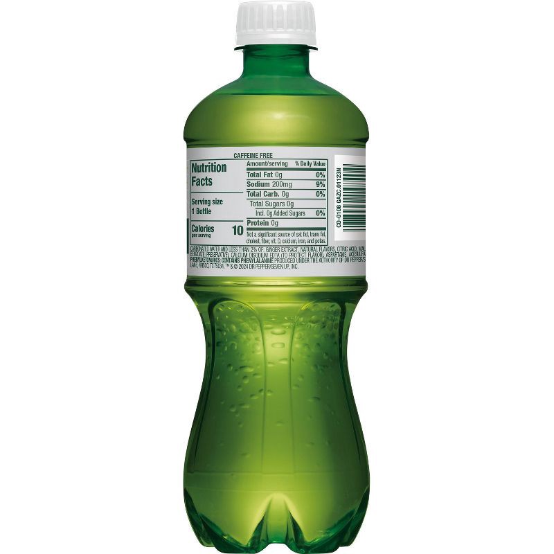 slide 8 of 9, Canada Dry Zero Sugar Ginger Ale Soda - 20 fl oz Bottle, 20 fl oz