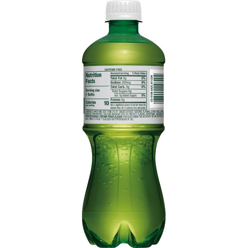 slide 10 of 11, Canada Dry Zero Sugar Ginger Ale Soda - 20 fl oz Bottle, 20 fl oz