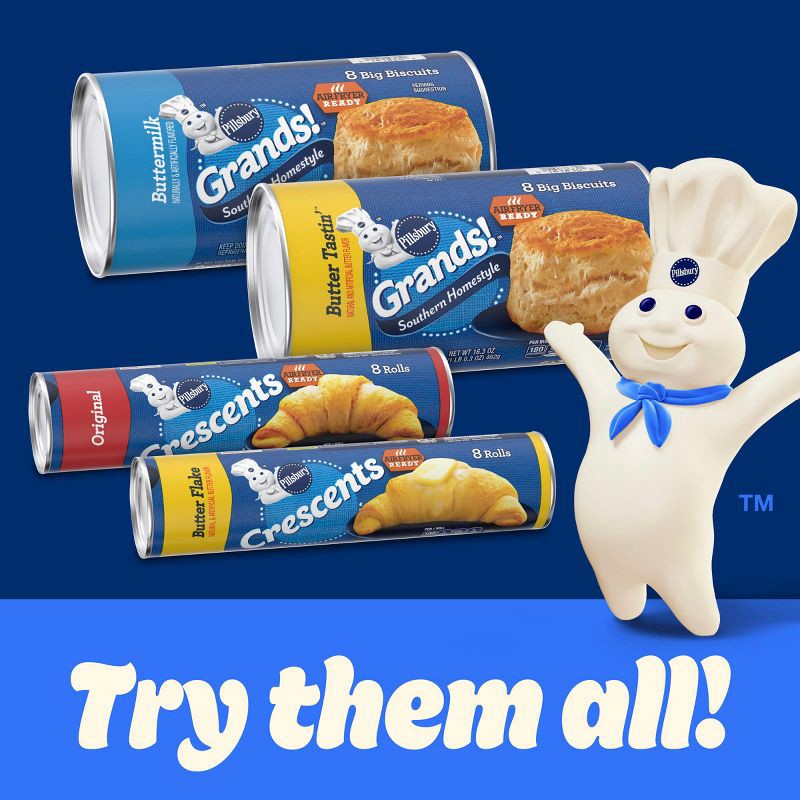 slide 8 of 14, Pillsbury Grands! Homestyle Butter Tastin' Biscuit - 16.3oz/8ct, 8 ct; 16.3 oz