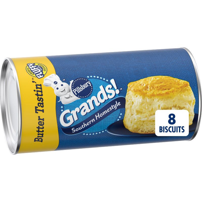 slide 1 of 14, Pillsbury Grands! Homestyle Butter Tastin' Biscuit - 16.3oz/8ct, 8 ct; 16.3 oz