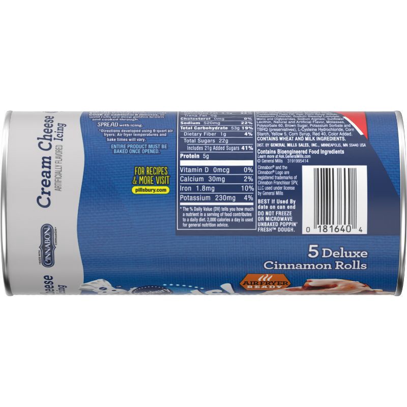 slide 7 of 7, Pillsbury Grands! Cinnamon Rolls with Cream Cheese Icing - 17.5oz/5ct, 5 ct; 17.5 oz