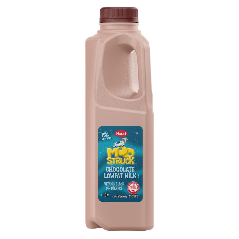 slide 1 of 6, Hood Moostruck 1% Low Fat Chocolate Milk - 1qt, 1 qt