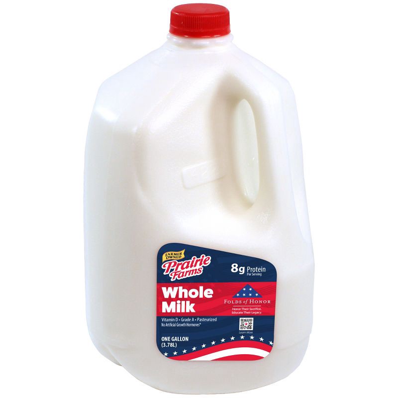 slide 1 of 6, Prairie Farms Vitamin D Whole Milk - 1gal, 1 gal