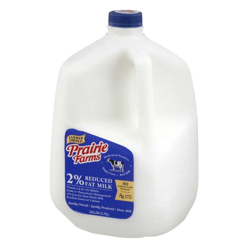 slide 2 of 4, Prairie Farms 2% Milk - 1gal, 1 gal