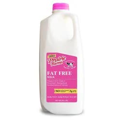 Prairie Farms Skim Milk - 0.5gal