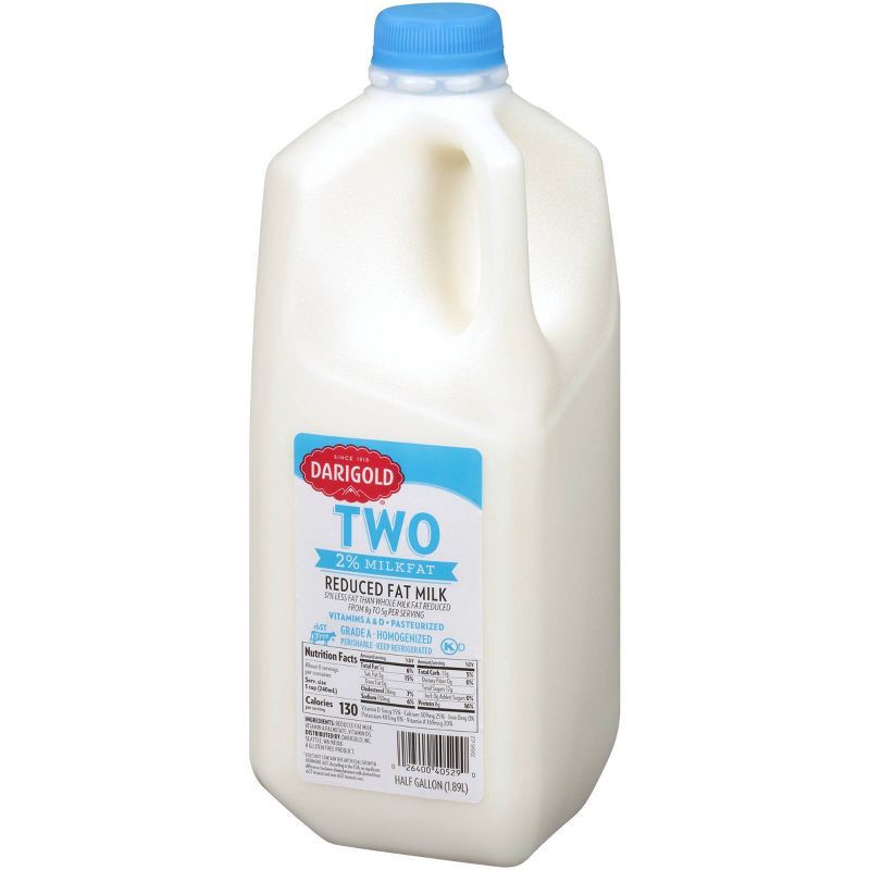 slide 3 of 3, Darigold 2% Milk - 0.5gal Jug, 1/2 gal
