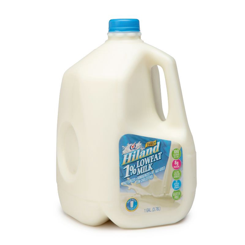 slide 2 of 4, Prairie Farms Hiland 1% Milk - 1gal, 1 gal