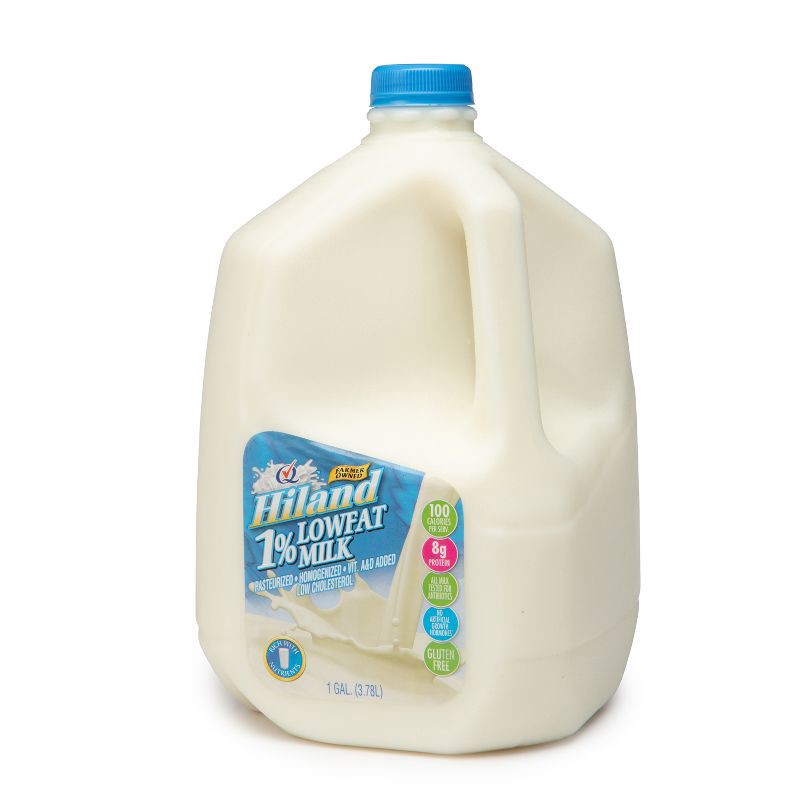 slide 3 of 4, Prairie Farms Hiland 1% Milk - 1gal, 1 gal