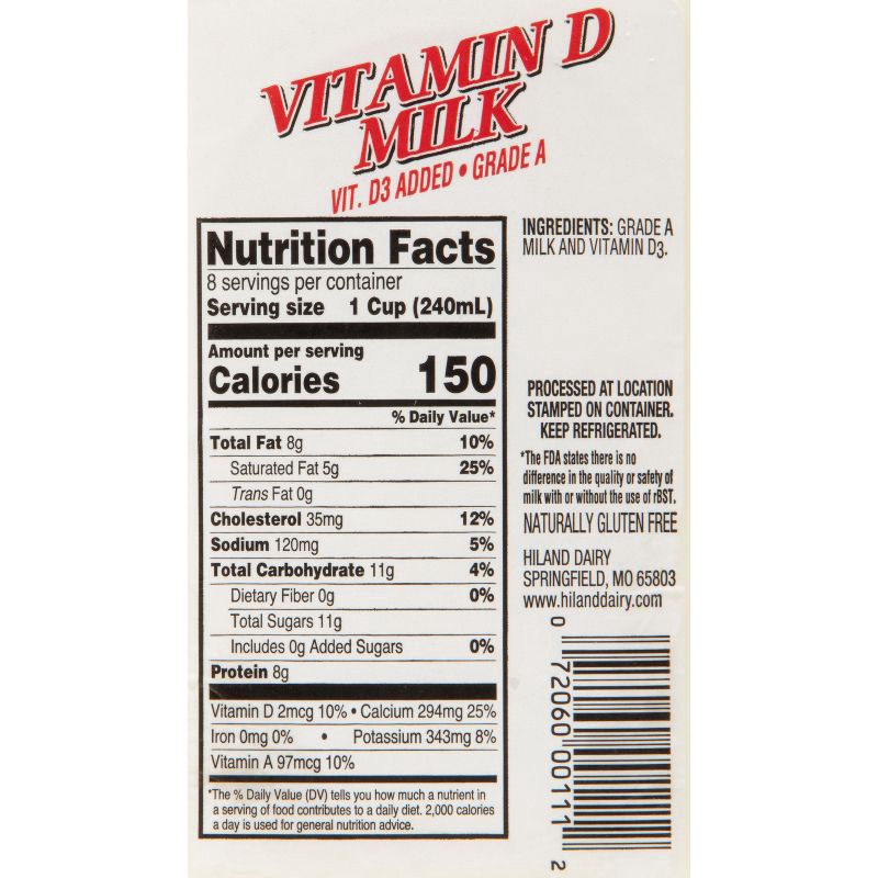 slide 4 of 4, Prairie Farms Hiland Vitamin D Milk - 64 fl oz, 64 fl oz