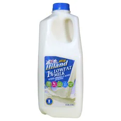 Prairie Farms Hiland 1% Milk - 0.5gal