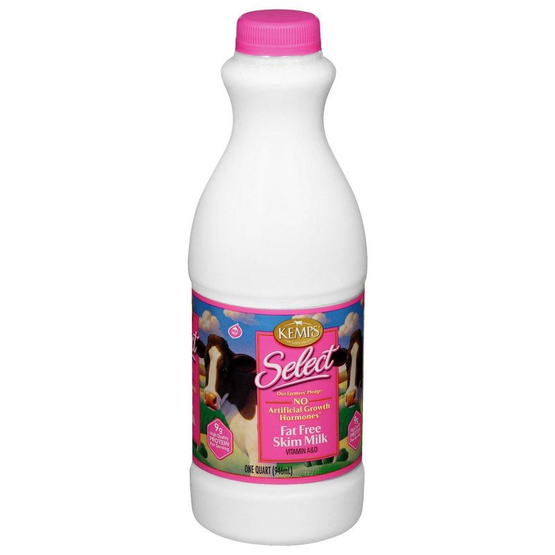 slide 3 of 12, Kemps Skim Milk - 1qt, 1 qt