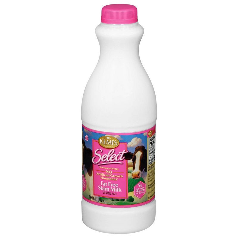 slide 4 of 12, Kemps Skim Milk - 1qt, 1 qt