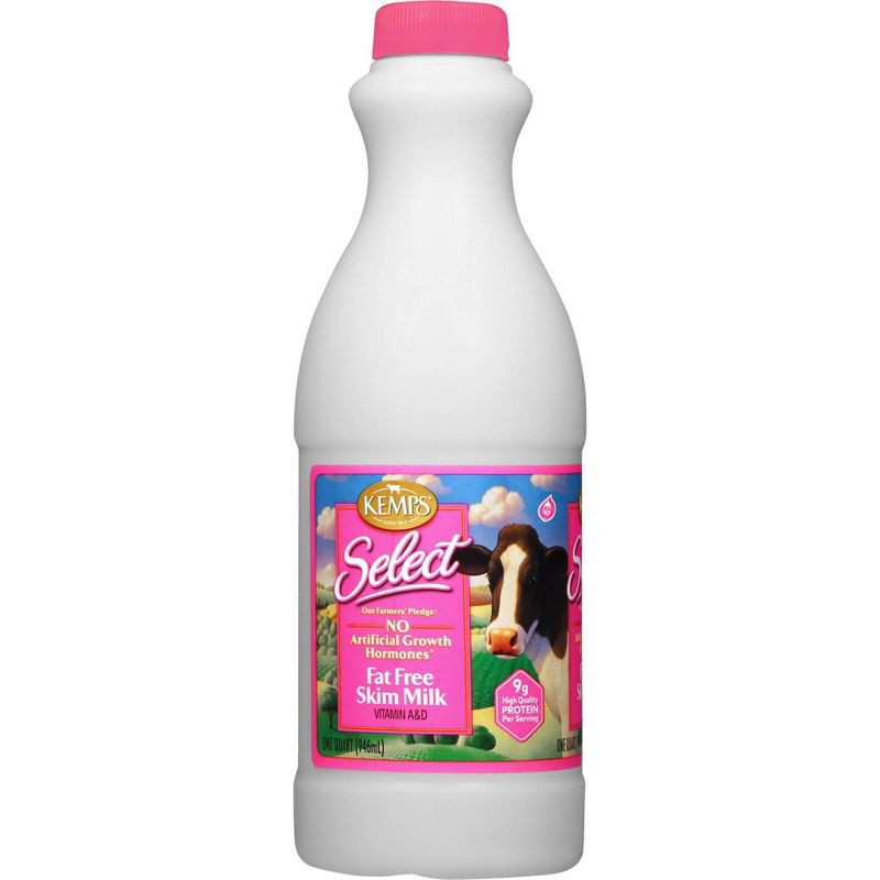 slide 5 of 12, Kemps Skim Milk - 1qt, 1 qt