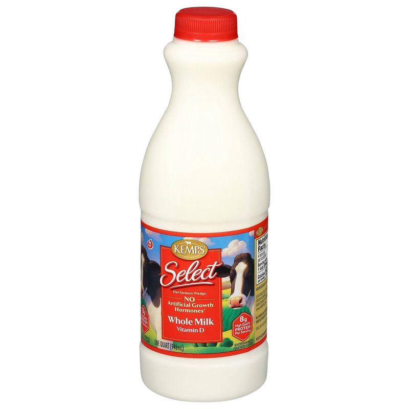 slide 5 of 12, Kemps Vitamin D Milk - 32 fl oz, 32 fl oz