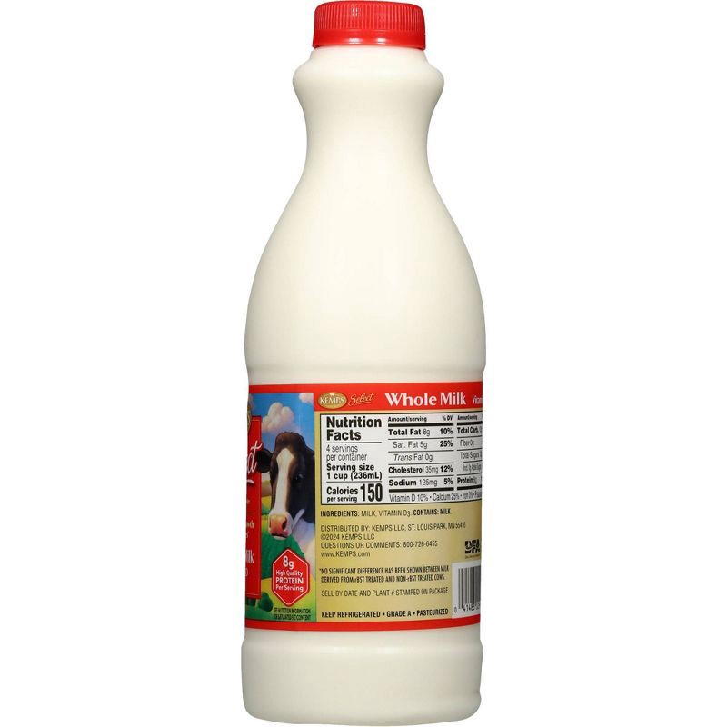 slide 6 of 12, Kemps Vitamin D Milk - 32 fl oz, 32 fl oz