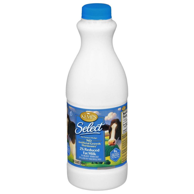 slide 4 of 8, Kemps 2% Milk - 1qt, 1 qt