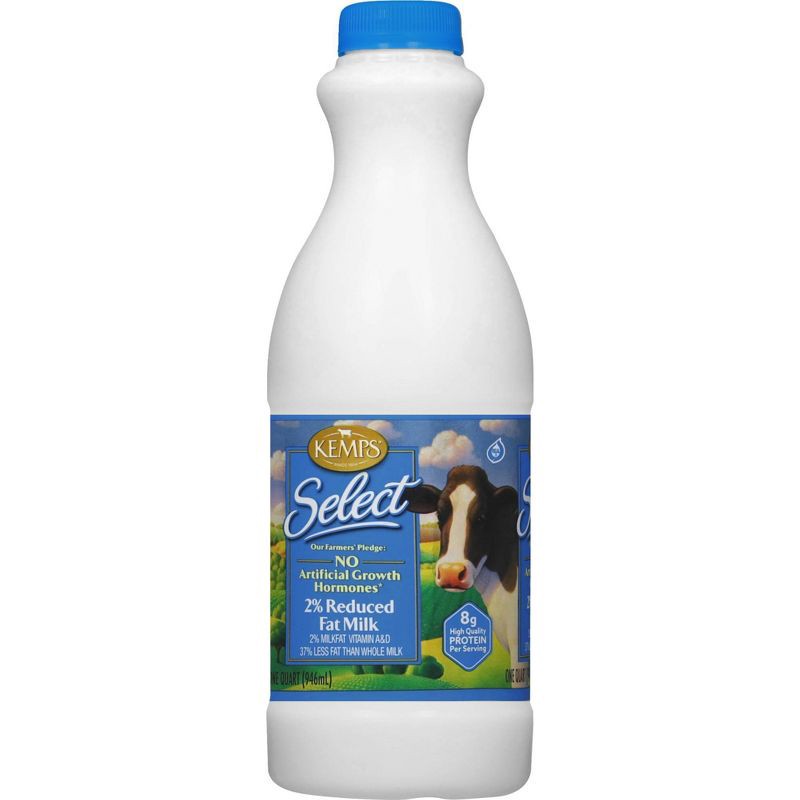 slide 5 of 8, Kemps 2% Milk - 1qt, 1 qt