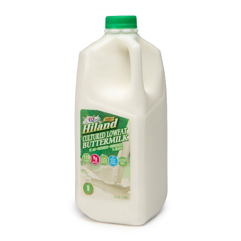 slide 3 of 4, Prairie Farms Hiland 1% Buttermilk - 0.5gal, 1/2 gal