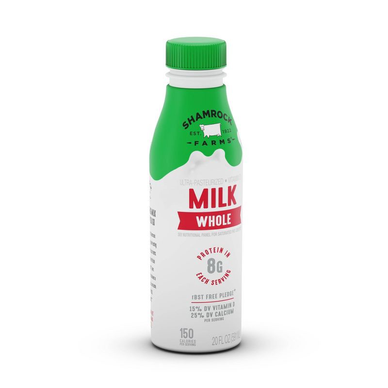 slide 2 of 3, Shamrock Farms Vitamin D Milk - 20 fl oz, 20 fl oz