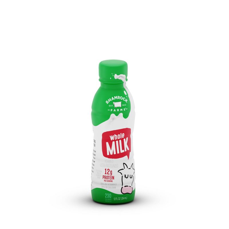 slide 3 of 3, Shamrock Farms Vitamin D Milk - 12 fl oz, 12 fl oz