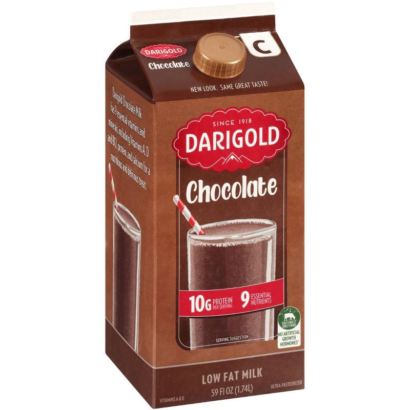 slide 2 of 3, Darigold 1% Chocolate Milk - 59 fl oz, 59 fl oz