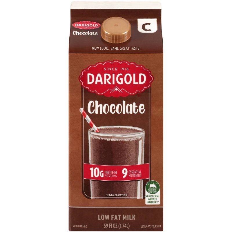 slide 1 of 3, Darigold 1% Chocolate Milk - 59 fl oz, 59 fl oz